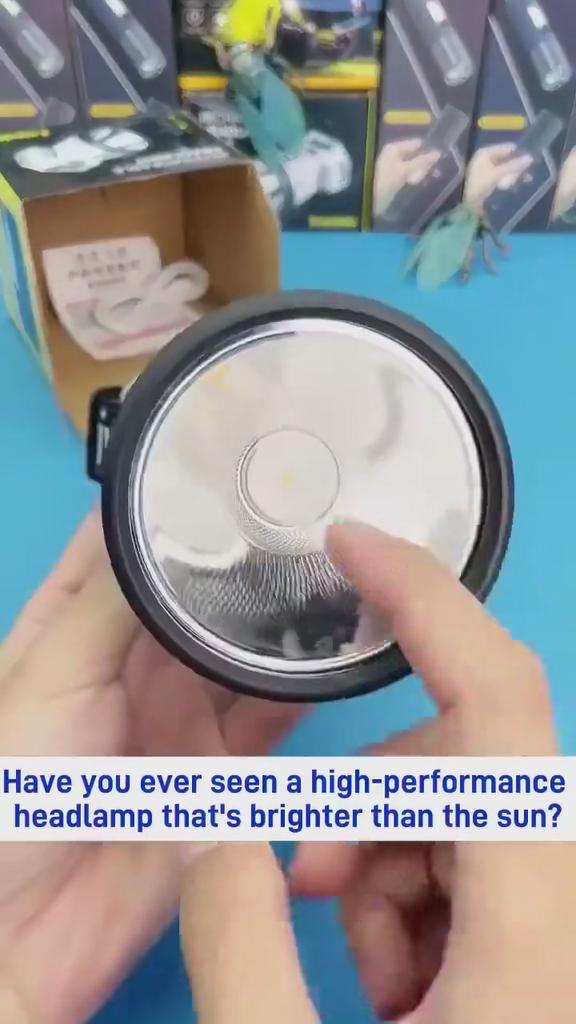 LED Strong Bald Headlight Ultra Bright Rechargeable Head Wear Flashlight Night Fishing Working Miner's Light Field Long Distance