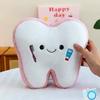 Creative Tooth Plush Pillow With Soft Pp Cotton For Kids Comfort And Dental Care Gift