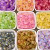 5 Pezzi Perline di Vetro Ciondoli Fiore Per Braccialetti Collane Fai da Te Creazione Gioielli