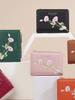 Ladies Wallet With Stitching Embroidery Pu Fabric Multiple Card Slots And Antitheft Design