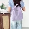 Lightweight Nylon Backpack with Side Zipper Pockets Top Handle Casual Daypack for Women Daily Commute Travel