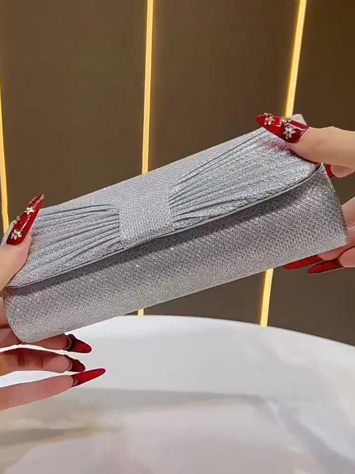 New Fashion Shiny Evening Clutch for Women,Chain Crossbody Shoulder Mini Bag,Elegant Party Dress Bag