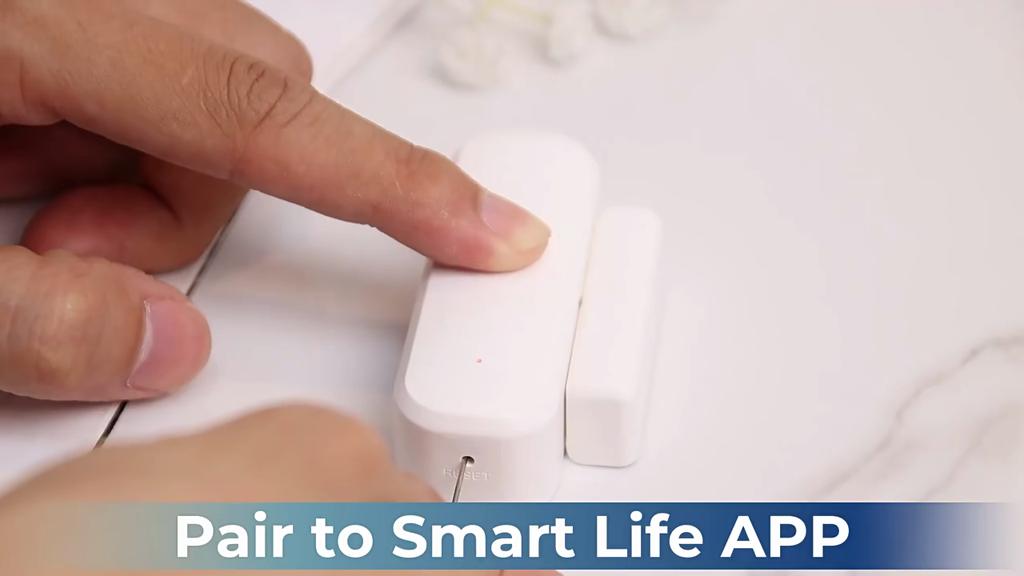 Sensor Inteligente de Puerta y Ventana WiFi/Zigbee Tuya Alarma Magnética de Seguridad para Hogar Inteligente Monitor Remoto con la Aplicación Smart Life Funciona con Alex Google Home