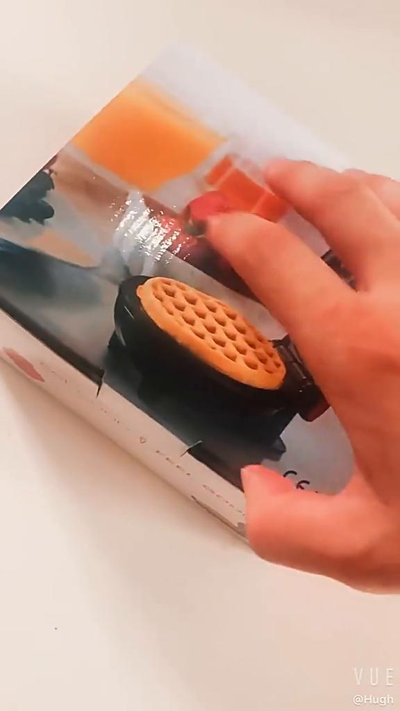 Mini elektrische Waffelmaschine Küche Kochutensilien Frühstück Dessert leichte Lebensmittelmaschine