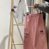 Girls Summer Suit 2025 Children Clothes Gold-stitched Knitted Short Sleeve Tshirt + Cargo Trousers Casual Sports Set