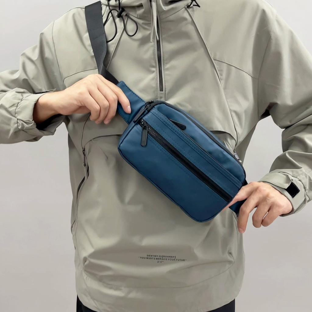 Men's Waist Bag Chest Bag Multi-Functional Shoulder Crossbody Bag
