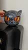 8cm Halloween Purrfect Ball Mini Kitten Stone Ornament Black Cat Carving Elegant Home Decoration Gift For Cat Enthusiasts Men Women