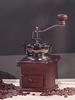 Ferris Wheel Design Vintage Manual Coffee Grinder With Ceramic Movement Retro Wooden Coffee Mill