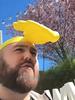Summer Sun Hat Hand-Shaped Visor 3D Printed Funny Novelty Headwear Outdoor for Activities Unique Face Shield Gardening Hiking Beach Ergonomic