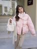 Corner Buckle Bread Clothes Women's Winter Thickened Warm Down Cotton Clothes Short Loose Version Cotton-padded Jacket Cotton-padded Clothes