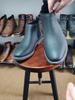 Chelsea Boots Men Retro Brand 2026 Casual Comfortable Fashion Boots Leather