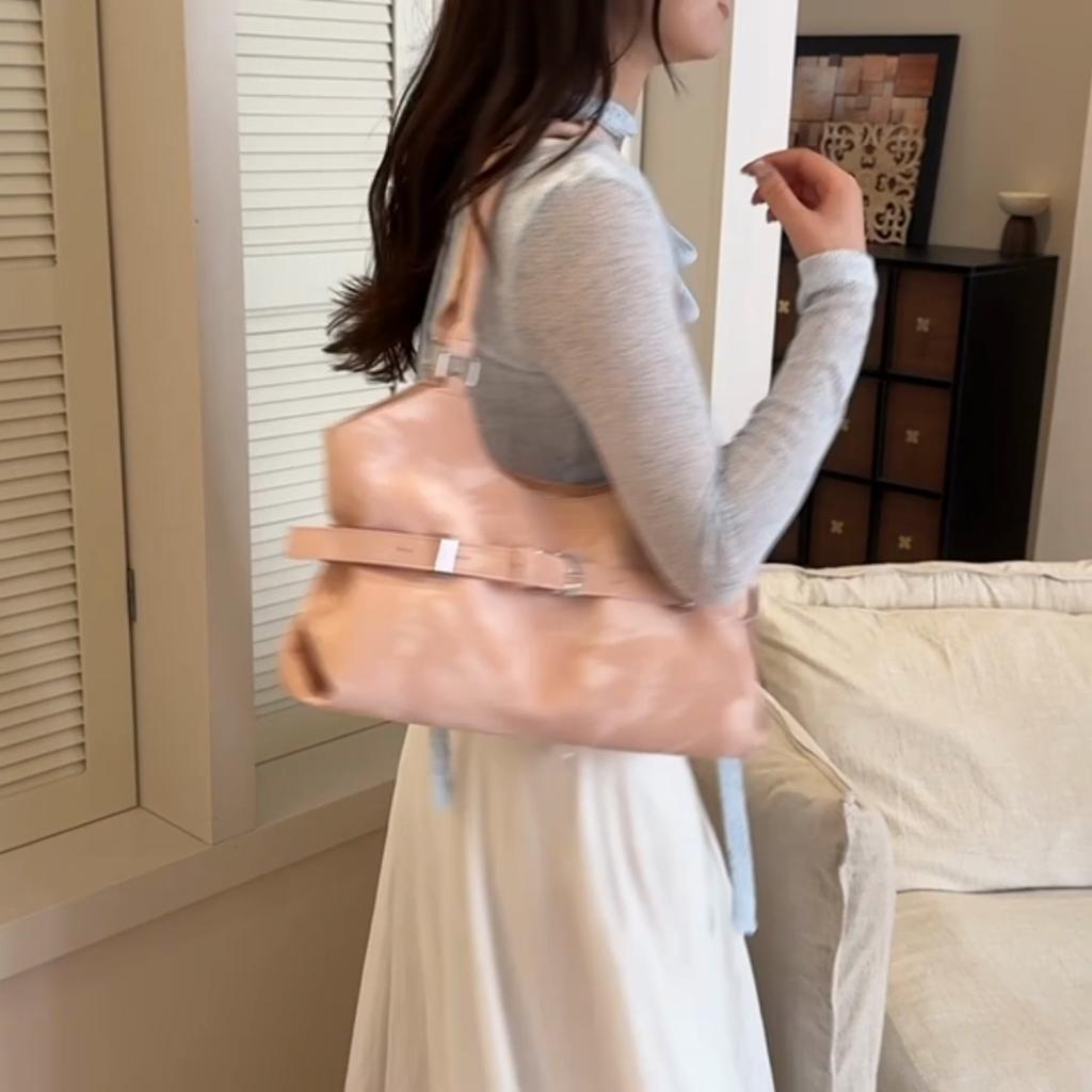 Damen Mode Große Kapazität PU Tragetasche Lässige Schulterhandtasche mit Verstellbarem Riemen