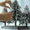 12Pcs Creative Christmas decorations DIY Christmas wooden pendants Christmas tree box set reindeer bell angel heart pendants