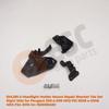 EHL581-2 Headlight Holder Mount Repair Bracket Tab Set Right Side for Peugeot 208 E-208 MK2 P21 2008 E-2008 MK2 P24 2019-On