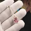 Morganite Gemstone 925 Sterling Silver Jewelry Handmade Pendant 1.79" For Women PP-60-16