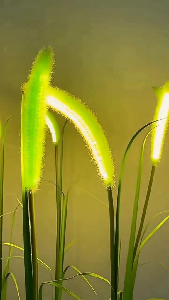 Setaria Viridis Garden Lawn Light Solar Powered LED Simulated Flower Outdoor Lamp Waterproof Decoration Courtyard Ground Lights
