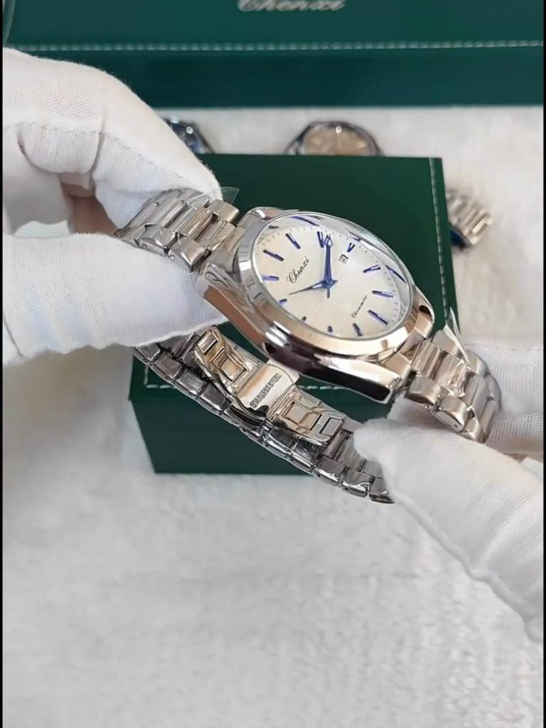 Luxury Diamond Quartz Watch for Women Leather Strap Waterproof Luminous Date Fashion Women Wristwatch Elegant Ladies Clock