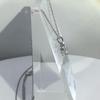 6.5mm Heart Cut Halo Moissanite Pendant Necklace S925 Sterling Silver For Women