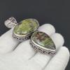Dragon Blood Jasper Gemstone Handmade 925 Sterling Silver Jewelry Pendant Double Stone Antique Pendant Natural Dragon Blood Jasper Pendant For Gifts