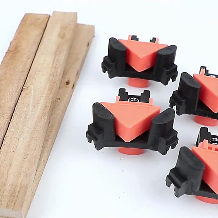 1/4PCS 90 Degree Corner Clamps Wood Working Tools Right Angle Clamps Clip Clamp Tool For Woodworking Corner Clip Fixer Corner