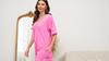Women's Athletic Romper Short Sleeve Oversized Summer Jumpsuit with Pockets