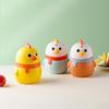Toothpick Holder Box Mini Dust-proof Detachable Shell Convenient Cartoon Chicken Automatic Pop-up Dispenser for Dining Table