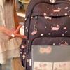 Cartoon Student Schoolbag Girls Animal Printed Backpack Large Capacity Backpack for Middle School Students