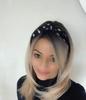 ALAN EATON Blonde Synthetic Wig with Bangs Long Wavy Wigs for Woman Cosplay Party Wig Daily False Hair Heat Resistant Fiber