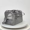 Portable Pet Carrier, Hand-held, Shoulder Bag, Crossbody Style, Foldable, Breathable, Transparent Cat and Dog Bag.