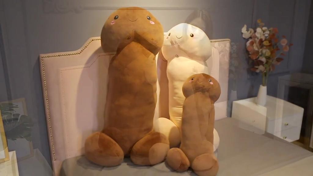 Legrační plyšová hračka na penis 30cm-100cm simulace vycpaná panenka Soft Dick Polštář na penis v reálném životě Roztomilá sexy hračka Zajímavý dárek