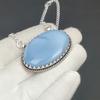 Owyhee Opal Gemstone Jewelry Necklace, Natural Owyhee Opal 925 Sterling Silver Charm Necklace For Wedding Gift, Necklace For Women Gifts