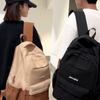 Men's Color Block Backpack Student Schoolbag Computer Backpack Women's Travel Backpack