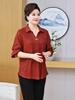 Plus Size 3XL-8XL Oversize Elegant Blouses for Women Tops Loose  Long Sleeve Shirt Vintage Clothes