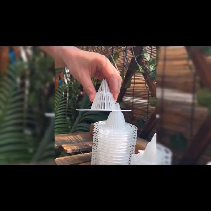 Plastic Flower Pot Bottom Filter for Healthy Plant Roots - Protect and Increase Soil Oxygen