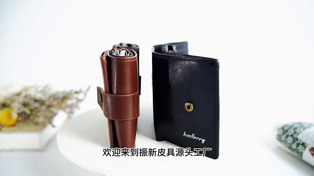 European and American Style Men's BusinessTri-Fold Card Holder RFID Protection Metal Aluminum Case Automatic Pop-Up Wallet