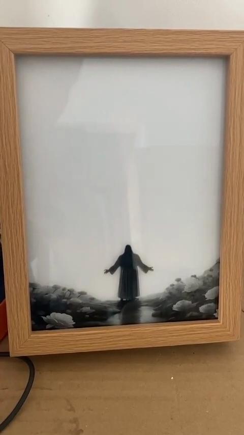 Inspirierende Jesus Malerei Lampe Nachtlicht Geschenk für Geburtstag Christlich