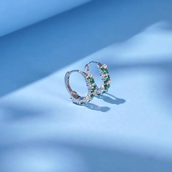 Tancise 925 Sterling Silver Zircon Earrings Drop Earrings For Women Wedding Party Gifts