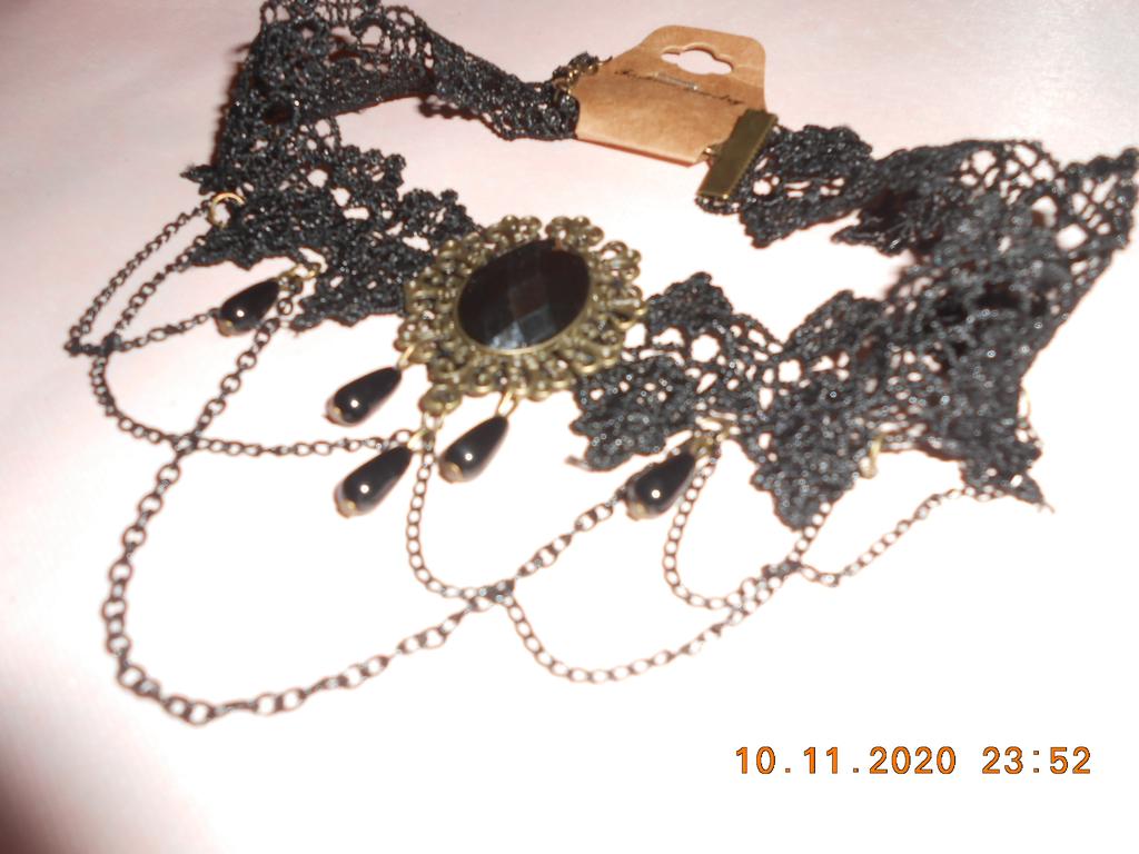 Set Di 3 Collane Choker In Pizzo Nero Per Donna - Girocollo Gotico Vintage Regolabile - Accessori Lolita Per Halloween E Feste A Tema - 3