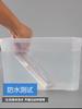 100pcs PE Long Shape Clear Zip Lock Bags Rectangle Plastic Thick Packaging Pouches Strip Zipper Reclosable Slender Thick Package Bags