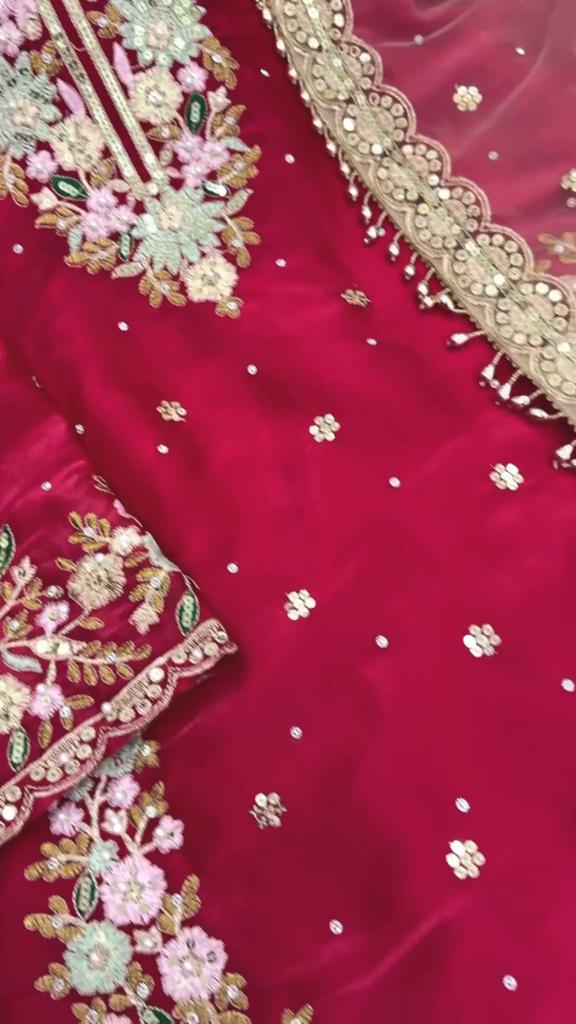 Launching New Đěsigner Party Wear Look  Top Plazzo & Dupatta Set
