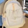 Color Block Schoolbag Junior High School Student Backpack Women's Backpack