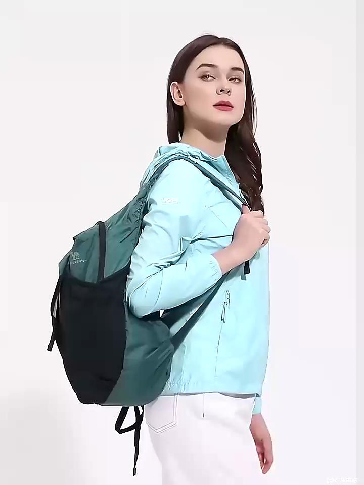 CAMEL Outdoor Backpack, Running Backpack, Sports, Lightweight Foldable, Hiking/Cycling, Purple, 26*13*43cm, 15L