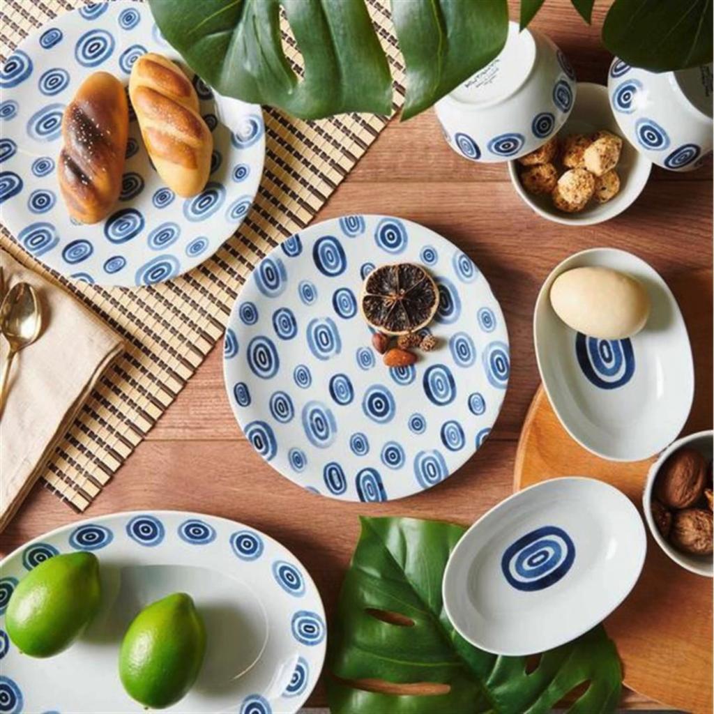 Kütahya Porcelain Bluesse 14dílná snídaňová sada