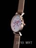 Quartz Lady Mesh Double Surface Dial Gradient 30m Waterproof Women Watch