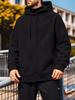 Herren Freizeit Kapuzenpullover lockere Passform, "London Britischer Stil trendiger Kapuzenpullover Druck", Herbst und Winter Streetwear Freizeitkleidung.