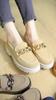 Women Loafers Suede Genuine Leather  Chain British Style Women Spring Shoes Large Size  Student Shoes Ladies