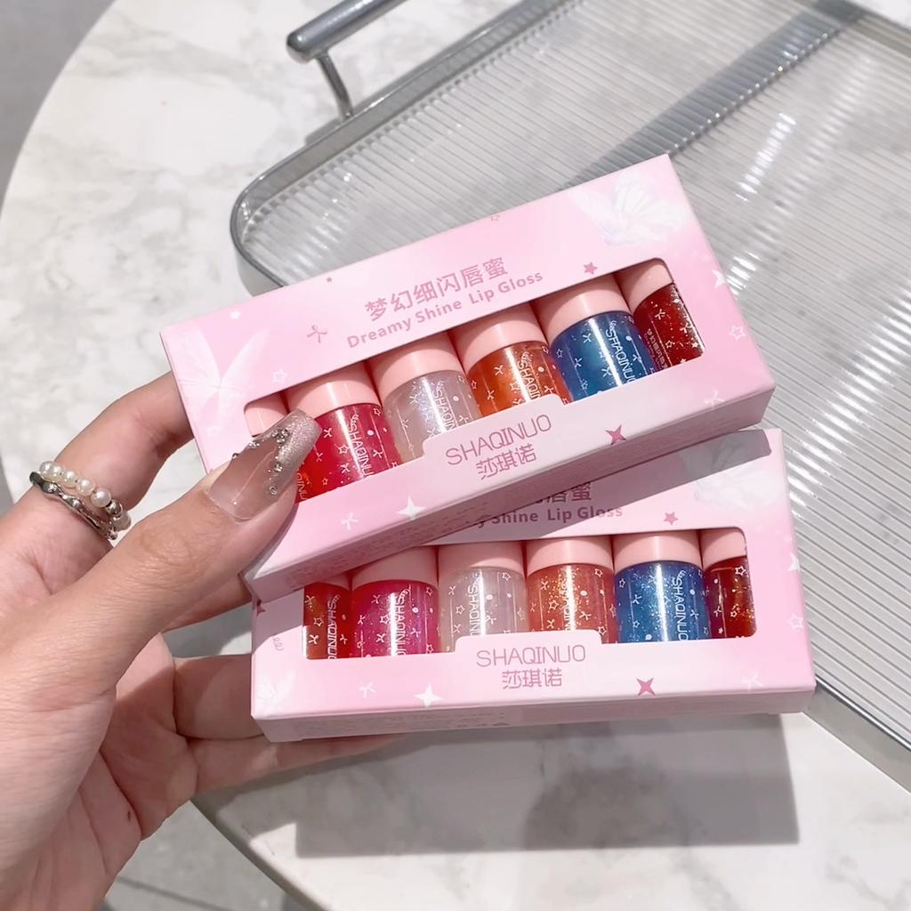 SHAQINUO Dreamy Shine Lip Gloss Box Set