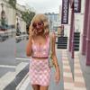 Short Wavy Blonde Bob Wig with Bangs for Women Synthetic Hair Daily Party Halloween