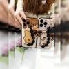 Cute Skin-friendly Feel Phone Case For Tecno Spark 7/Spark7T Anti-knock Back Cover Simplicity Cartoon Bear Bracelet