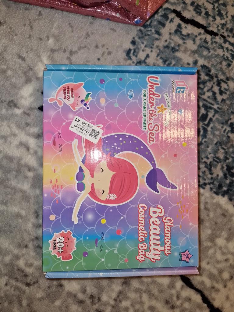 Kit Trucco Finto Per Bambine In Silicone E ABS, Con Ombretti, Lucidalabbra E Pennelli, Gioco Creativo E Sociale Per Piccole Stylist